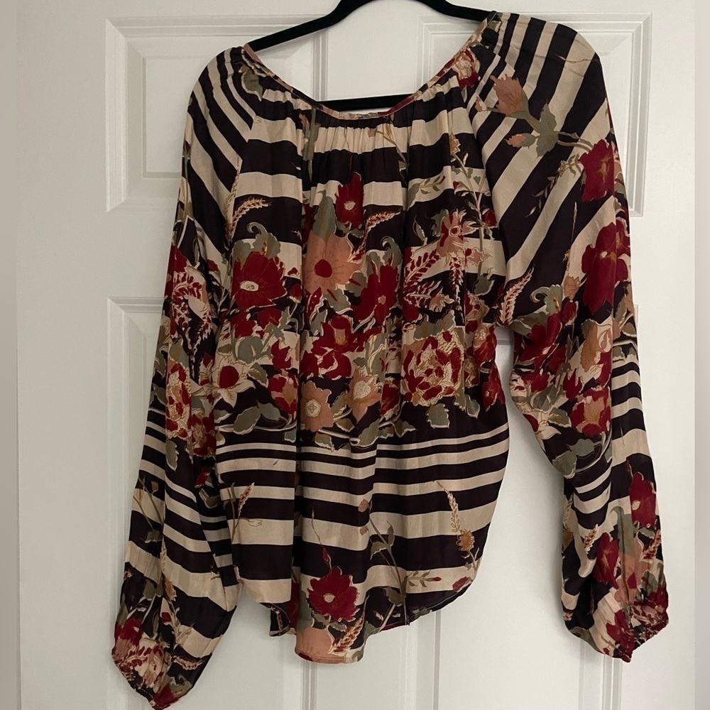 NWT Anthropologie silk blouse Sz s - Picture 6 of 12